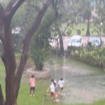 Gauri Pradhan Tejwani Instagram - Rain rain come again!!!☔️🌧️🌈 #katya #nevaan #arjun #veer #mumbirains #childhood #nostalgia #fun