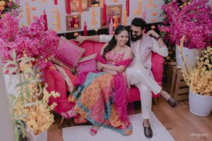 Gautami Deshpande Instagram - Secret santa arrived early…
Cheers to love and laughter ❤️🍻 #SwaG #lafdi 

Wedding styling - 
@style_by_apurva 
Decor - @shreeevents 
Photography - @clickography 
Gautami’s Wardrobe - @aasbey_by_shubhangi 
Make Up - @makeupartistsanika 
Hair - @savitamore9302 
Jewellery- @tseraworld 
Mehendi by- @kkanchan_mehendi_ 
Swanand’s Wardrobe - @nakshethnic 
Gautami’s Footwear - @theaestheticlabel_ 

#wedding #love #gettingmarried #mehendigoals