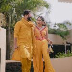 Gautami Deshpande Instagram - हळद लागली 💛 Wedding concept and styling - @style_by_apurva Gautami’s Wardrobe - @aasbey_by_shubhangi Hair - @phuge_sonali Floral Jewellery- @floralart_byanushka Photography - @clickography Aesthetics and Skin Care - @thefacestudio.in @_prajakta.kulkarni_ Swanand’s Wardrobe - @jiten_giri Decor - @shreeevent Gautami’s Footwear - @theaestheticlabel_ #haldi #wedding #weddingwear #love