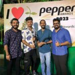 Gayathrie Instagram - I haven't been posting much but I come with good news! 😊 This super fun campaign I got to be a part of for @kosamattamfinance has won at @pepper_awards ! I've always loved the brand of comedy Uravashi and KPAC Lalitha got to do, and I've wanted to do that too! When @sohal_mohamed told me the idea for the ad I jumped on it! The entire shoot was such a fun experience! And now this! Congratulations to the entire team! 👏👏 So happy I got to be a part of this! @digitalmeisterin @arjun.s.madhavan @sohal_mohamed @sminusijo @ibasiljoseph @unrealpi @kajha_rowther @rgmakeupartistry @hariimuniyappan @arunsankaran_pavumba @ajilanujoom #kosamattamfinancelimited #pepperawards2023