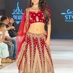 Gehana Vasisth Instagram - Kal k fashion show ka footage … #gehanavasisth #rampshow #runway