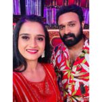 Gopika Anil Instagram - ♥️ #startmusic #season5 #aradhyampaadum #red #santhwanamgems #santhwanamstars #asianet