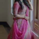 Gopika Anil Instagram - Don’t wait for the Right Moment... Take this Moment and make it Right ! . Thankyou sooo much @jazaashdesignstudio for making me look so beautiful 🥰 with this pink lehenga woven with so much of love ♥️ Mua - @nizanmakeovers Jewels- @pureallure.in Mehendi @_brown_tint Pc- @mouseartcochin @picstory_josecharles . #pinklehenga #wovenwithlove #chanderi #engagementday #pictureoftheday #jazaashdesignstudio #jazaashdesigns #nizanmakeover #mouseartcochin #picstory #reelsofinstagram #reelsvideo #reelinstagram