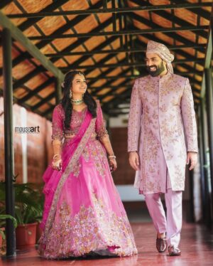 Gopika Anil Instagram - A Big Thank You!

Thank you all for the heartwarming wishes!

The happiness and excitement we saw in our parents filled our hearts while the happiness and excitement we saw in your comments and wishes enhanced it beyond limits. We feel immensely grateful and blessed!

We love you all more than you love us.

G & G

Event and décor: @devieventsandtradingcompany @subash_9966 
Photos and Visuals: @mouseartcochin @picstory_josecharles 
Groom's costume: @infiniti_groom_concepts 
@fareed_infiniti 
Bride's costume: @jazaashdesignstudio 
Jewellery @pureallure.in 
Mehandi @_brown_tint 
Bride's Mua: @nizanmakeovers 
Groom's Mua: @vinod_antony_ 

#govindpadmasoorya #gopikaanil #G&G