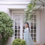 Gopika Anil Instagram - An organza kind of day ! 💚 This beautiful hand worked silk organza saree from my fav @jazaashdesignstudio 💚 💄 @abilashchickumakeupartist 📸 @vysakhvyga_official #ootd #outfitoftheday #organzasaree #loveforsaree #pastelshades #jazaashdesignstudio #photoshoot #reelsofinstagram #reelitfeelit #trendingreel #reelsvideo #reelsinstagram