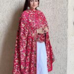 Gungun Uprari Instagram - लाल दुपट्टा 🧣 . . . . Heavy embroidered Duppatta from @dupattabazaar : . #indian #traditionalwear #duppatta