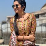 Gungun Uprari Instagram - Suit up and bring on the Punjabi vibes 😂 Panjabi look 👀 Dress @trend_on_the_go Photo credit @celesti.bairagey 🤗 #panjabidress #suitsalwar #happyvibes #panjabi #panjabigirl #panjabi