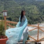 Gungun Uprari Instagram - When Heaven is under our feet as well as over our heads 💕 #manali #manalidiaries Beautiful dress by @pomcha_jaipur #somethingnew #comingup #staytuned
