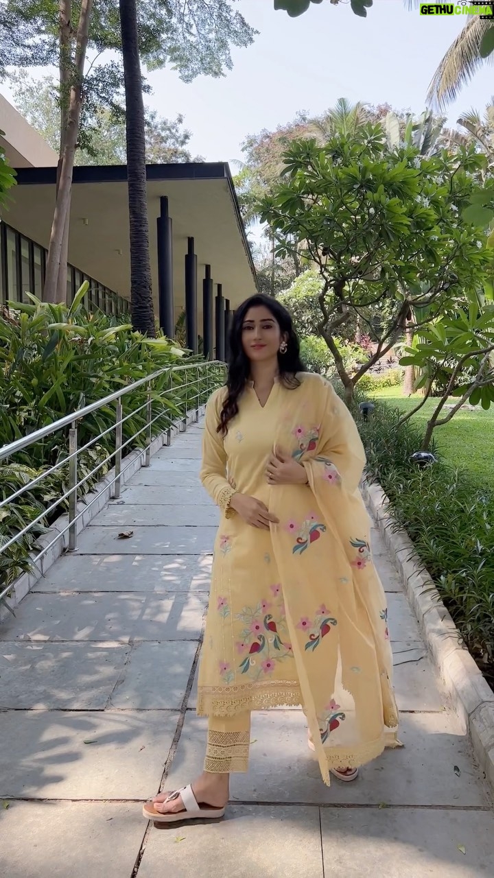 Gungun Uprari Instagram - “Yellow is the brightest and lightest of all colors, and this brilliance is its most noticeable characteristic, which accounts for the way it is used practically and thought of symbolically.” Yellow dress @malahaindia Footwear @regalshoes.in . . . . . . . . . . . . . #summerdress #summer #fashion #dress #summervibes #ootd #dresses #style #summeroutfit #fashionblogger #summerstyle #fashionstyle #summerfashion #onlineshopping #fashionista #summertime #maxidress #floraldress #dressimport #instafashion #longdress #outfitoftheday #suit #summercollection #love #summerdresses #dressmurah #handmade #salwarsuits #bajurenang