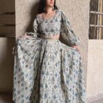 Gungun Uprari Instagram - “Although I understand that all days are equal with 24 hours each, most of us agree that Friday is the longest day of the week and Sunday the shortest!” 😃 . . . . . . Getting ready for Sunday in this elegant and comfortable cotton crop top lehenga set from @thekapas_ #comfyclothes #fashion #comfyoutfit #ootd #comfystyle #comfy #style #loungewear #shopsmall #shoplocal #shopping #clothing #trendy #outfit #lookoftheday #onlineshopping #womensclothing #dress #instastyle #coolclothes #lovethislook #outfitpost #outfitoftheday #lookbook #womendress #hawaii #fallinginlovewith #curvyfashion #mauiboutique #shopoholic