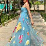 Gungun Uprari Instagram - Beauty isn't about having a pretty face. It's about having a pretty mind, a pretty heart and a pretty soul. Anddddd A beautiful dress with lot of colours in it Dress @geishadesigns @geishadesignsresort Heels @zara Makeup&hair @shradha17_makeupartist #dresses #summerdress #maxidress #bodycondress #style #fashionista #womenfashion #minidress #dressup #blue #ootdfashion #ootn #summerfashion #daydresses #fashiondesigner #s #stripes #jumpsuit #ootdinspiration #shortdresses #outfitideas #gungunuprari #instafashion #clothing #rompers #infulencer #tubedress #ootdstyle #dayoutfit #brunchoutfits