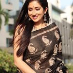 Gungun Uprari Instagram - A saree is the perfect way of proudly flaunting who I am without having to say it 🖤 @tamairafashion ❤️ . . . . . . #beautiful #traditional #traditionalwear #actor #actorslife #dresses #dress #sareeinspiration #sareedraping #sareelove #sareelover #sareelove😍 #sareegram #redsaree #bluesaree #sareeindia #sareefashion