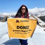 Gungun Uprari Instagram - We did it 😀 #summit Never measure the height of a mountain until you have reached the top. Then you will see how low it was.” “When preparing to climb a mountain—pack a light heart.” “Somewhere between the bottom of the climb and the summit is the answer to the mystery why we climb.” @indiahikes in collaboration It was indeed the best trekking experience that I have had , everything was fantastically prepared ..motivation, stay , safety , food and the best trek leader @mr.crazytraveller He was amazing in the way he led the team and encouraged us 😊
