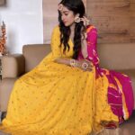 Gungun Uprari Instagram - A yellow dress and yelloads of happiness 🤩 Bright colour for bright day @rushmor_clothing And my flower jewellery 🌸 #traditionalwear #ethnicwear #indianwear #fashion #traditional #shalwarkameez #onlineshopping #sareelove #ethnic #indianfashion #indianwedding #trending #instafashion #sarees #lehenga #kurti #partywear #indianoutfit #wedding #sareelovers #silksarees #instagood #style #india #instagram #handloom #fashionblogger #indianclothing #kurtis #festivewear