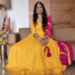 Gungun Uprari Instagram - A yellow dress and yelloads of happiness 🤩 Bright colour for bright day @rushmor_clothing And my flower jewellery 🌸 #traditionalwear #ethnicwear #indianwear #fashion #traditional #shalwarkameez #onlineshopping #sareelove #ethnic #indianfashion #indianwedding #trending #instafashion #sarees #lehenga #kurti #partywear #indianoutfit #wedding #sareelovers #silksarees #instagood #style #india #instagram #handloom #fashionblogger #indianclothing #kurtis #festivewear