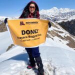 Gungun Uprari Instagram - We did it 😀 #summit Never measure the height of a mountain until you have reached the top. Then you will see how low it was.” “When preparing to climb a mountain—pack a light heart.” “Somewhere between the bottom of the climb and the summit is the answer to the mystery why we climb.” @indiahikes in collaboration It was indeed the best trekking experience that I have had , everything was fantastically prepared ..motivation, stay , safety , food and the best trek leader @mr.crazytraveller He was amazing in the way he led the team and encouraged us 😊