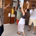 Hansika Motwani Instagram – Can you see how our family is obsessed with this song 😋😃