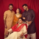 Hansika Motwani Instagram - Happy Diwali 🪔from us to you❤️ Love & light always ✨