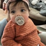Hazel Keech Instagram - Four months of you baby girl. Four months since this one stole whatever was left of my heart… four months of this beautiful Aura with her soulful eyes. Four months since my eye bags double as did the love in my heart #daughter #mothersunconditionallove #blessing