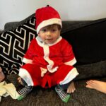 Hazel Keech Instagram - The greatest gifts are being together ❤️ Merry Christmas too all from Santa and the Elves