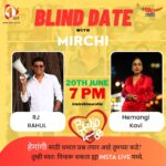 Hemangi Kavi Instagram - @hemangiikavi सोबत exclusive गप्पा मारणार आहे आपला मिरची @officialrjrahul on 'Blind date with Mirchi' ह्या इंस्टा लाईव्ह सीरिज मध्ये 🤓 जॉईन व्हा न विसरता . 1OTT च्या Blind Date series shooting वेळी झालेले किस्से, BTS आणि धमाल गेम्स 🫣 . . #1OTT #1OTTOriginals #BlindDate #WebSeries #MarathiWebSeries #StreamingNow #ब्लाइंडडेट #म #मराठी #BharatKaMobileTv @SwapnilJoshi @puneetkelkar @thesameerpatil