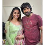Indhuja Ravichandran Instagram - New beginnings 🥰 Looking towards a beautiful journey with super energetic @raviteja_2628 garu & visionary director @dongopichand garu & dream team @mythriofficial @selvaraghavan @musicthaman @dop_gkvishnu @saimadhav_burra @navinnooli @artasprakash #RT4GM #telugudebut Hyderabad
