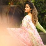 Indhuja Ravichandran Instagram - 🌿💚🌿 . . . Shot by @they_call_me_keshu Wearing @the_trendy_turns & @aayisha_the_fashion_form Styling @stylebyannapurna Jewellery @houseofqc
