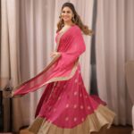 Indhuja Ravichandran Instagram - Twirls & Smiles 💞 #novemberstory . . . Outfit - @rehanabasheerofficial Jewellery - @kalyanjewellers_official Hair - @mua_vijisharath