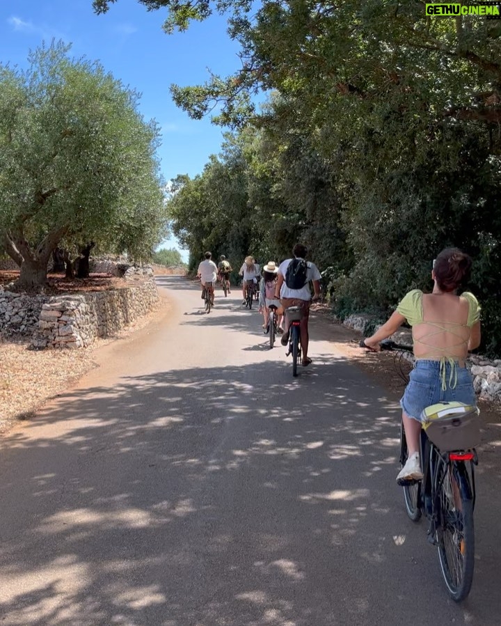 Isabelle Kaif Instagram - a day in the country 🚲🌾 Locorotondo, Puglia, Italy