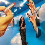 Isabelle Kaif Instagram - Stepped into a realm of artistic wonders last night 🌌🎨 The "Infinity Mirrored Room" by Yayoi Kusama and the delightfully absurd "Toiletpaper" exhibit by @mauriziocattelan was too much fun🤩🌀 Thank you #nitamukeshambani for bringing such amazing art to Mumbai! @nmacc.india #ArtisticWonders #NMACCIndia #InfinityVsAbsurdity #SoulFeast" Feast for the Soul