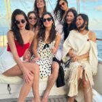 Isabelle Kaif Instagram - island girls on a island boat doing island things 🌊☀️⚓️ #island
