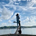 Isabelle Kaif Instagram - found the ⚓️ but lost the boat Devon, Jurassic Coast