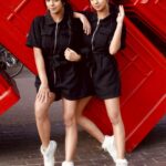 Ishveen Gulati Instagram - 🖤❤️ #teamvleenam #mirrortwins