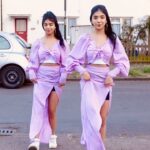 Ishveen Gulati Instagram – Aur Kya chahiye🙈❤️#teamvleenam #mirrortwins