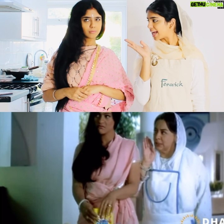 Ishveen Gulati Instagram - Watch Till The End K3G Part 2 Recreation😂Okayy We Tried😩Not The Best #teamvleenam