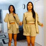 Ishveen Gulati Instagram – 🙈 #teamvleenam #mirrortwins #twins #twin 🤍
