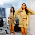 Ishveen Gulati Instagram – Simple One🤍 #teamvleenam #mirrortwins #twins #twin ✨