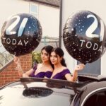 Ishveen Gulati Instagram - Blessed for another year🙏21st💜#teamvleenam #mirrortwins