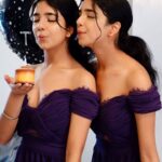 Ishveen Gulati Instagram - 21st💜 Grateful for another year - ThankYou for the wishes and for the love you all have shown us love You all #teamvleenam 🤍