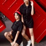Ishveen Gulati Instagram - 🖤❤️ #teamvleenam #mirrortwins