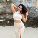 Iswarya Menon Instagram – Felt like a 🧜🏼‍♀️ out of the ocean 🌊 🫶🏼
.
#vacayvibes🌴 #throwback #bye2023
