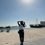 Izabelle Leite Instagram – a morning in Qatar 🤍🇶🇦 Doha