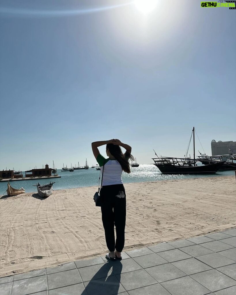 Izabelle Leite Instagram - a morning in Qatar 🤍🇶🇦 Doha
