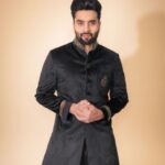 Jackky Bhagnani Instagram - In a world of colors, sometimes black steals the scene 🖤 #StyleWithJB Outfit by @snbyshantanunikhil HMU by @luv_hans77 Shot by @deepak_das_photography