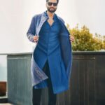 Jackky Bhagnani Instagram - Daytime dreams in shades of blue, illuminated by the soft glow of the setting sun. Outfit @kunalaniltanna Styled by @styledbypritibuxani Assisted by @ashvi_s HMU by @luv_hans77 Shot by @realvision333