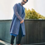 Jackky Bhagnani Instagram - Daytime dreams in shades of blue, illuminated by the soft glow of the setting sun. Outfit @kunalaniltanna Styled by @styledbypritibuxani Assisted by @ashvi_s HMU by @luv_hans77 Shot by @realvision333