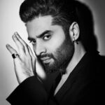 Jackky Bhagnani Instagram - The Classic B&W 💯 #StyleWithJB Outfit @collectiveindia Blazer @hugo_official Trouser @paige Styled by @anshikaav Assisted by @bhatia_tanisha HMU by @officialbmshairstyle Shot by @realvision333