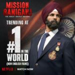 Jackky Bhagnani Instagram - Such a proud moment for the entire team of #MissionRaniganj! 💪🏻 The film has become the audience’s first choice across the GLOBE, trending at #1 on @netflix_in worldwide under the Non-English film category. #MissionRaniganjOnNetflix #No1onNetflixIndia @akshaykumar @vashubhagnani @parineetichopra @tinudesaiofficial @jackkybhagnani @deepshikhadeshmukh @ajay_kapoor_ @ravikishann @kumudkmishra @pavanrajmalhotra @badolavarun #RajeshSharma @dibyenduofficial @virendrasaxenna07 @jameel.mumbai @mukeshsbhatt @ananthmahadevanofficial #ShishirSharma #SudhirPandey #BachanPachera #OmkarDasManikpuri @Kingrani.Deepak #VipulKRawal @jjustmusicofficial