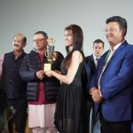 Jashn Agnihotri Instagram - 11th Nov'22 #openingceremony #7thdehraduninternationalfilmfestival ❤️ In pics orderwise : receiving blessings from Roopa Ganguly ji receiving trophy from CM sir uttarakhand Hemant Pandey ji Madhur Bhandarkar ji Pitobash ji Shahid Mallya ji