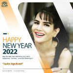 Jashn Agnihotri Instagram - #happynewyear2022 everyone ❤️ thanks @gleameofficial for this awesome design